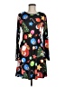 Unbranded Graphic Black Casual Dress Size M - photo 1