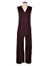 Uniqlo 100% Polyester Solid Burgundy Jumpsuit Size XS - photo 1
