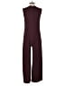Uniqlo 100% Polyester Solid Burgundy Jumpsuit Size XS - photo 2