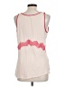 Express 100% Polyester Ivory Sleeveless Blouse Size L - photo 2