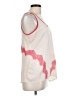 Express 100% Polyester Ivory Sleeveless Blouse Size L - photo 4