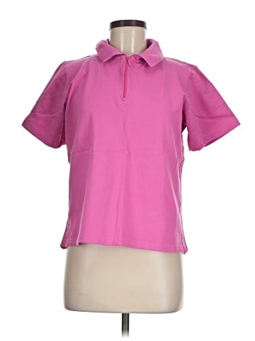 Denim & Co Short Sleeve Polo (view 1)
