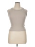 Stradivarius Tan Sleeveless T-Shirt Size XL - photo 1