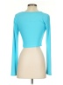 Zara Teal Long Sleeve Top Size S - photo 2