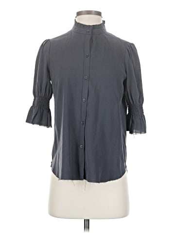Go By Go Silk 3/4 Sleeve Silk Top (view 1)