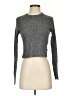 Babaton Metallic Gray Turtleneck Sweater Size S - photo 1