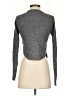Babaton Metallic Gray Turtleneck Sweater Size S - photo 2