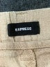 Express Solid Gold Khaki Shorts Size 16 - photo 3