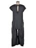 Assorted Brands 100% Polyester Solid Gray Jumpsuit Size M - photo 2