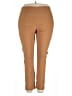 New Directions Solid Brown Casual Pants Size 20W - photo 1