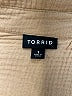 Torrid 100% Cotton Tan Long Sleeve Button-Down Shirt Size 1X Plus (1) - photo 7