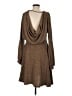 Mia Joy Brown Casual Dress Size M - photo 2