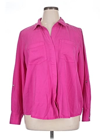 DKNY Jeans Long Sleeve Blouse (view 1)