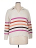 St. John's Bay Stripes White Pullover Sweater Size XL - photo 1