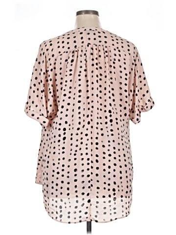 a.n.a. A New Approach Short Sleeve Blouse (view 2)