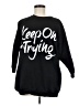 MOUSSY 100% Cotton Black Sweatshirt One size - photo 1