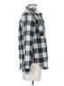 BeachLunchLounge Plaid Gray Long Sleeve Button-Down Shirt Size XS - photo 4