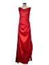Assorted Brands 100% Polyester Red Cocktail Dress Size M - photo 1