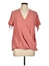 Assorted Brands Pink Short Sleeve Blouse Size L - photo 1