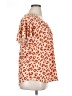 Lularoe Animal Print Orange Short Sleeve Blouse Size XL - photo 4