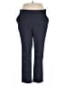 Rafaella Chevron-herringbone Blue Dress Pants Size 18 - photo 1