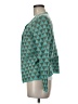 Sigrid Olsen Print Teal Cardigan Size M - photo 5