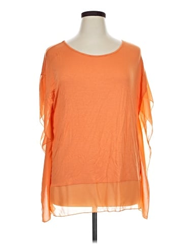 New York & Company 3/4 Sleeve T-Shirt (view 1)