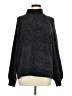 Ann Taylor LOFT 100% Polyester Tweed Gray Turtleneck Sweater Size M - photo 1