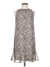 Ann Taylor LOFT 100% Polyester Animal Print Silver Cocktail Dress Size XS - photo 1