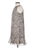 Ann Taylor LOFT 100% Polyester Animal Print Silver Cocktail Dress Size XS - photo 5