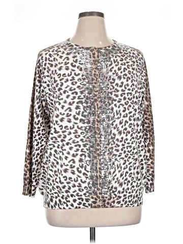 Quacker Factory Long Sleeve Blouse (view 1)