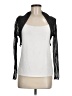 DAZY Silver Long Sleeve Top Size M - photo 1