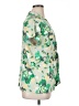 Liz Claiborne Tropical Green Short Sleeve Blouse Size 0X - photo 4