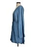 Guess Solid Blue Casual Dress Size S - photo 5