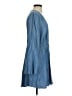 Guess Solid Blue Casual Dress Size S - photo 4