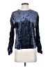 MELLODAY Blue Long Sleeve Blouse Size S - photo 1