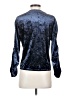 MELLODAY Blue Long Sleeve Blouse Size S - photo 2