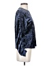 MELLODAY Blue Long Sleeve Blouse Size S - photo 4