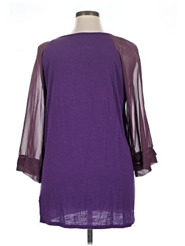 Suzanne Betro 3/4 Sleeve Top (view 2)