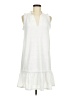 MICHAEL Michael Kors 100% Polyester White Casual Dress Size M - photo 1