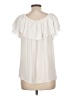 Ivanka Trump 100% Polyester Ivory Short Sleeve Blouse Size L - photo 2