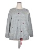 Cj Banks Polka Dots Gray Pullover Sweater Size 2X - photo 1