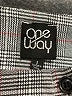 One Way Plaid Gray Casual Skirt Size S - photo 4