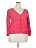 Sanctuary 100% Rayon Red 3/4 Sleeve Blouse Size XXL - photo 1