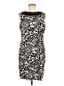 AB Studio Graphic Black Cocktail Dress Size 14 - photo 1