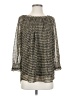 Soft Surroundings 100% Polyester Gray 3/4 Sleeve Blouse Size S - photo 1