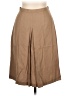 Unbranded 100% Acrylic Solid Tan Casual Skirt Size 10 - photo 1