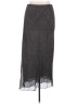 Adrianna Papell 100% Polyester Chevron-herringbone Black Formal Skirt Size 16W - photo 1