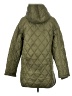 Me Jane 100% Nylon Argyle Green Coat Size S - photo 2