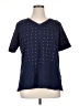 Avenue Stars Blue Short Sleeve Top Size 14 - photo 1